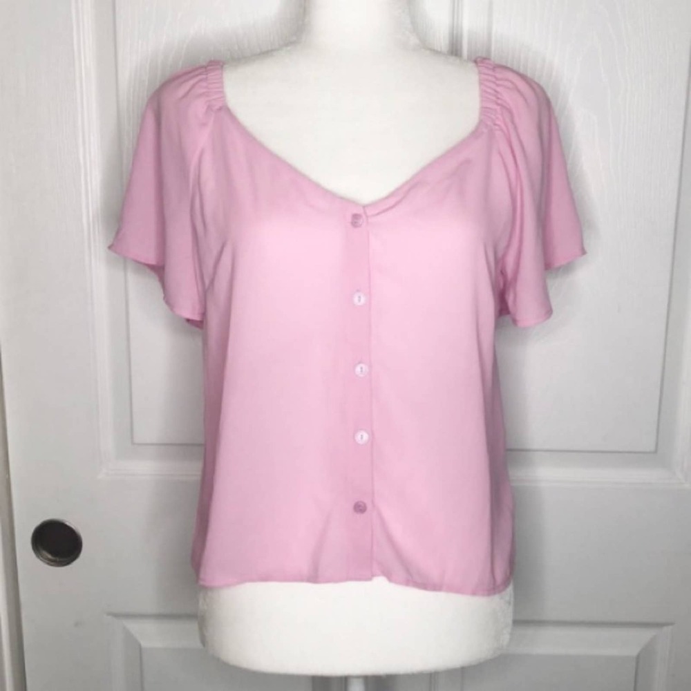 NWT all in favor Nordstrom lilac purple top